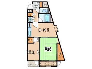 ホ－ムズ駒沢の物件間取画像